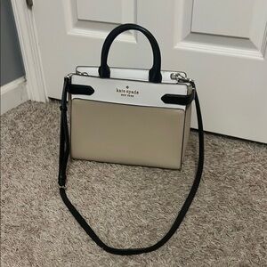 Kate Spade Black and Cream Women's Bag